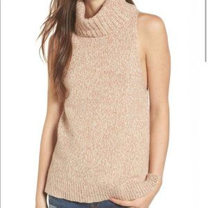 MADEWELL Marled Turtleneck Sweater Tank - NWOT